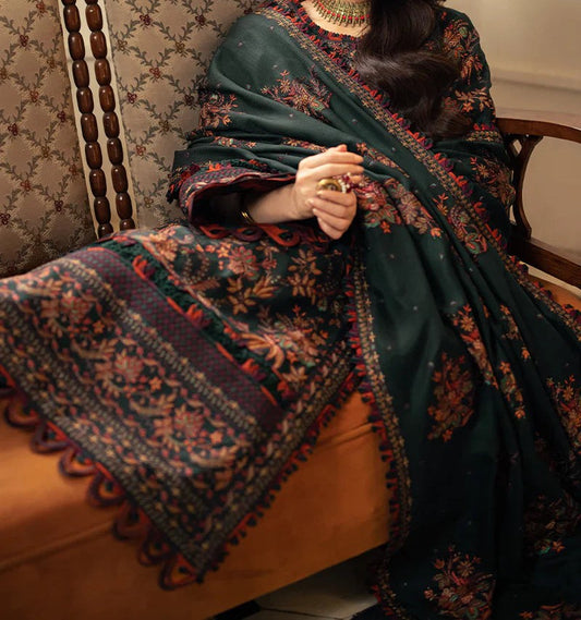 ASIM JOFA 3PC LAWN EMBROIDERED UNSTICHED SUIT CODE. MC-1096
