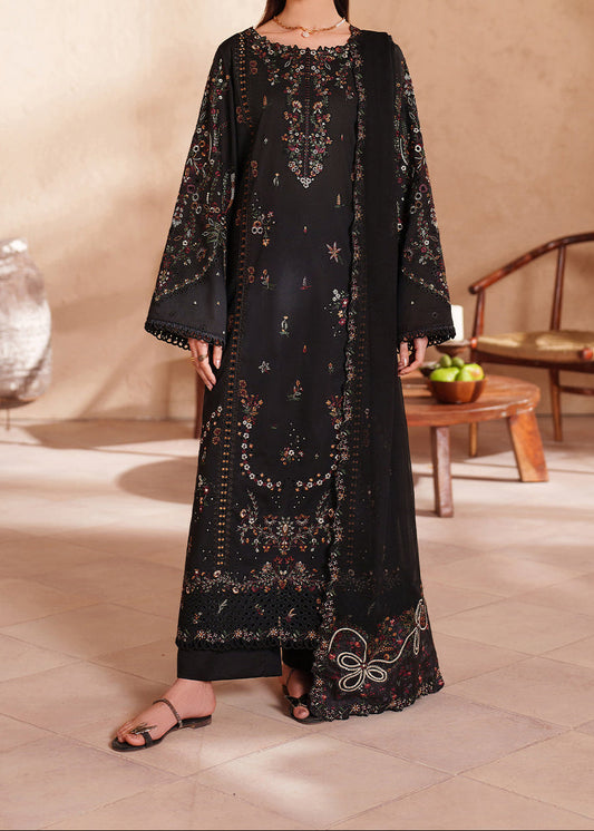 Choices S1468 - Embroidered 3pc Lawn Dress With Embroidered Chiffon Dupatta. Choicesstore.pk