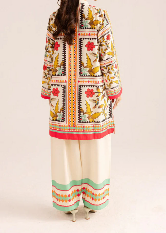 Choices W946- Digital Printed 2pc Karandi Dress.