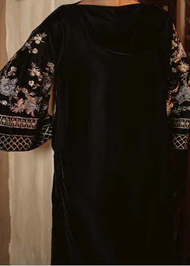 Choices W1004-Embroidered 2pc Velvet Dress.