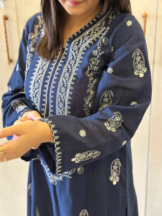 Choices S992-Embroidered 2pc lawn dress. Choicesstore.pk