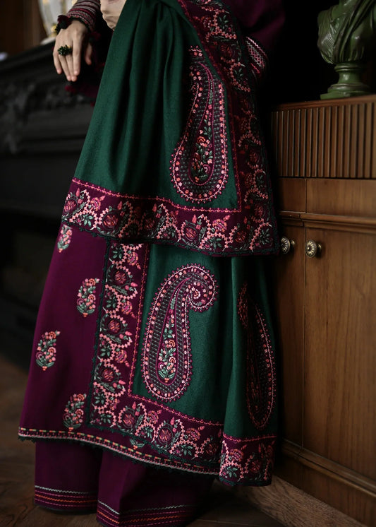 Choices S1320 - Embroidered 3pc Lawn Dress With Embroidered Lawn Dupatta.