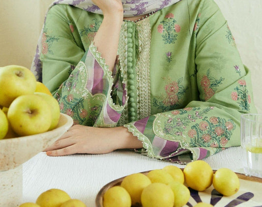 Coco By Zara Shah Jahan Unstitched Embroidered Lawn 3Pc Suit