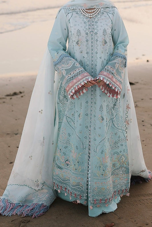 Qalamkar 3 Pc Unstitched Embroidered Lawn  CODE. MC-4076