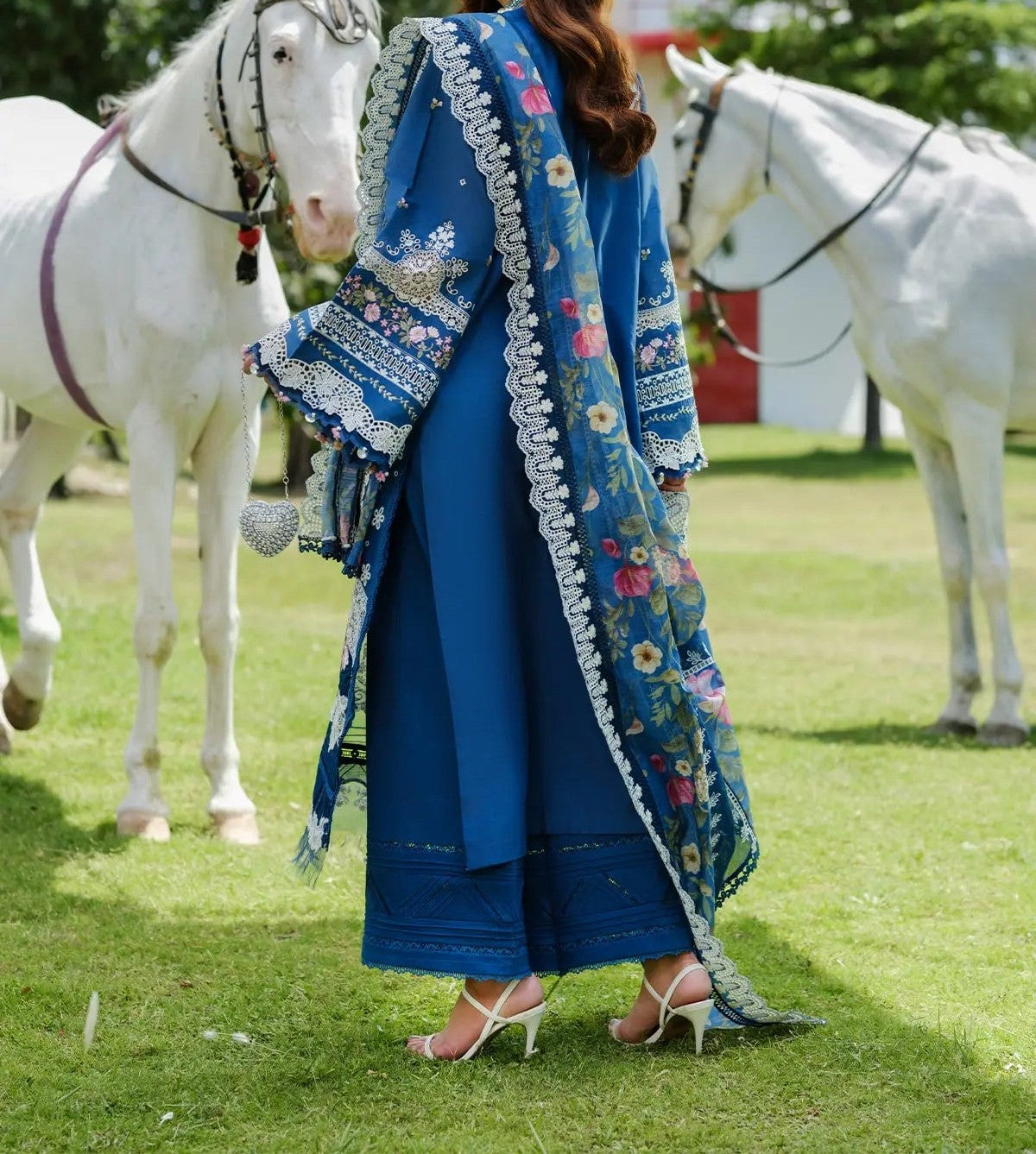 Elaf Premium Embroidered Luxury Lawn Unstitched 3Pc Suit  CODE. MC-4024