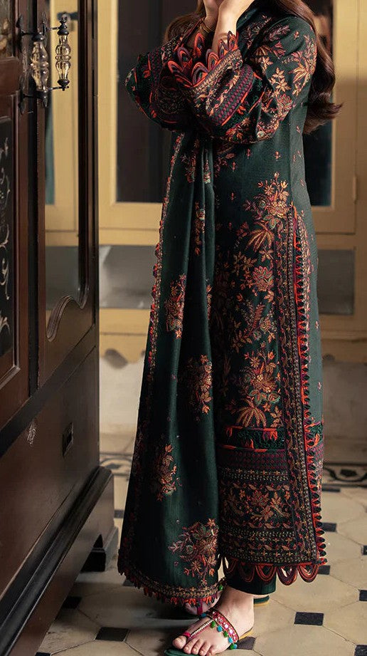 ASIM JOFA 3PC LAWN EMBROIDERED UNSTICHED SUIT CODE. MC-1096