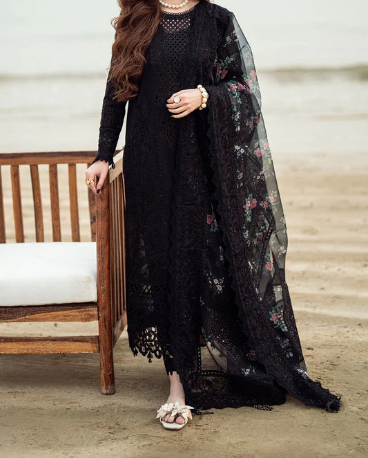 NUREH 3pc Embroidered Lawn New Summer Collec.  CODE. 1141