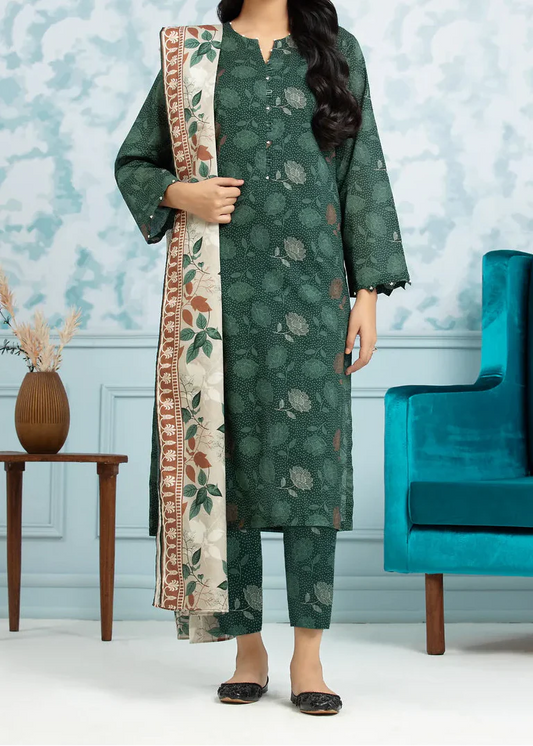 Choices S1385 - Digital Printed 3pc Lawn Dress With Printed Lawn Dupatta.