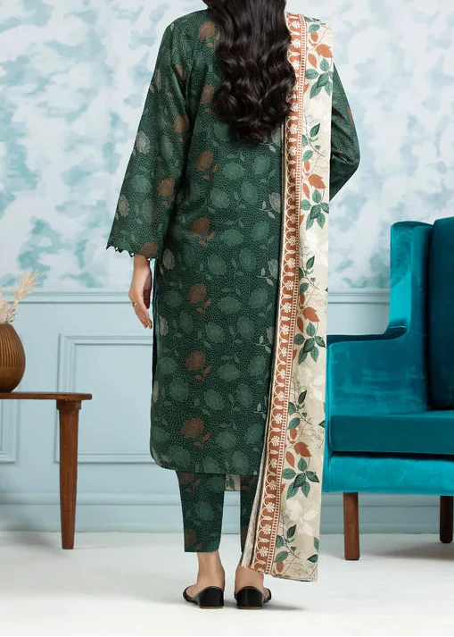 Choices S1385 - Digital Printed 3pc Lawn Dress With Printed Lawn Dupatta.