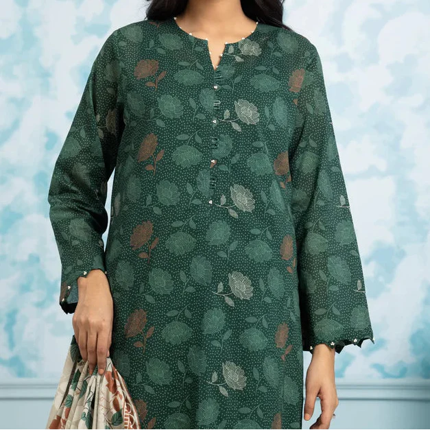 Choices S1385 - Digital Printed 3pc Lawn Dress With Printed Lawn Dupatta.