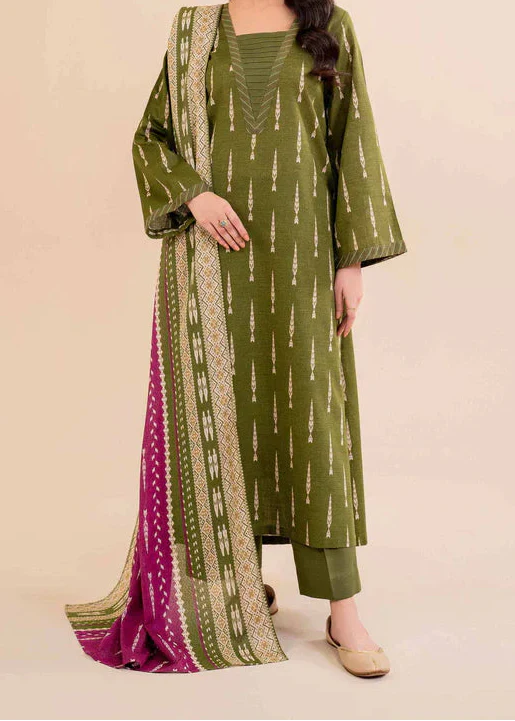 Choices S1386 - Digital Printed 3pc Lawn Dress With Printed Lawn Dupatta.