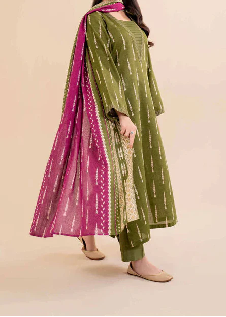 Choices S1386 - Digital Printed 3pc Lawn Dress With Printed Lawn Dupatta.