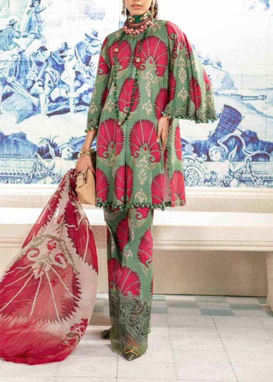 Choices S893-Digital Printed 3pc Lawn Dress with Digital Printed Lawn Dupatta.