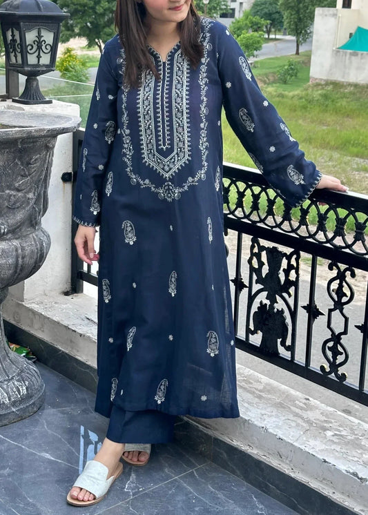 Choices S992-Embroidered 2pc lawn dress.