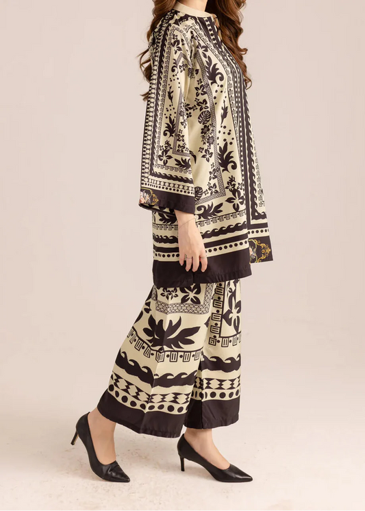 CS-115 RUBI - STITCHED 2PC PRINTED CO-ORD SET.
