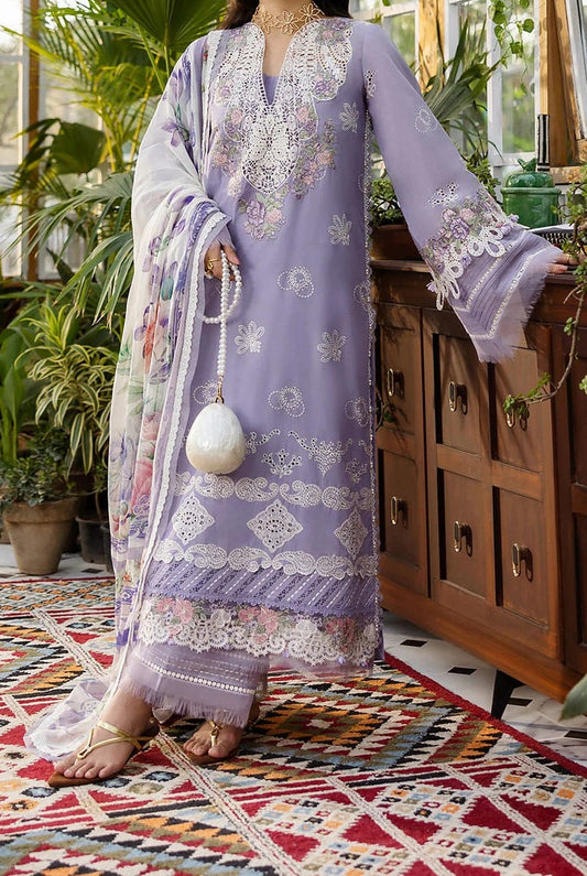 Elaf Premium E.Craft Chikankari Lawn Unstitched 3Pc CODE. MC-1047