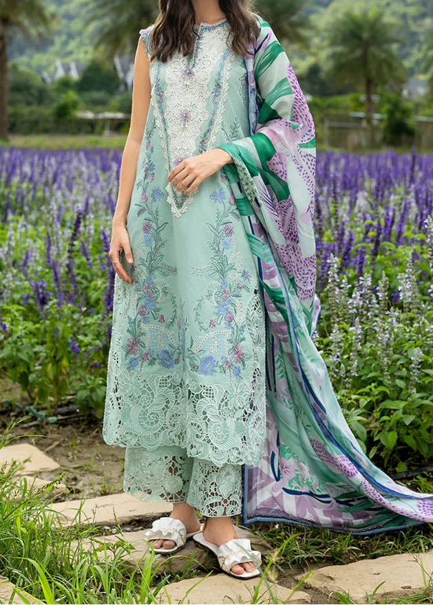 Choices S1460 - Embroidered 3pc Lawn Dress With Printed Lawn Dupatta.