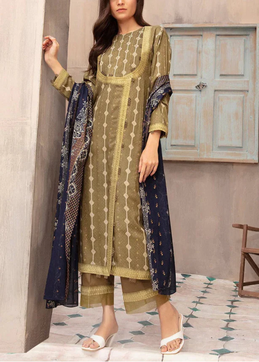 Choices S1051-Digital Printed 3pc Lawn Dress with Digital Printed Lawn Dupatta.