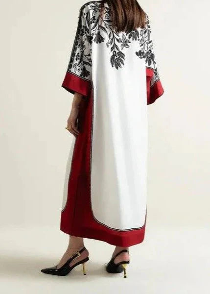 Choices W700 - Digital Printed 3pc Silk dress With Digital Printed Silk  Dupatta.