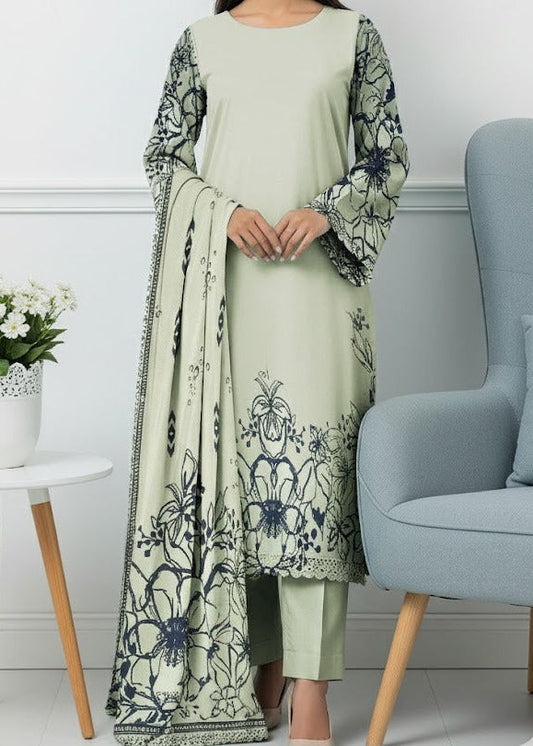 Choices W791 - Digital Printed 3pc Silk dress With Digital Printed Silk dupatta.