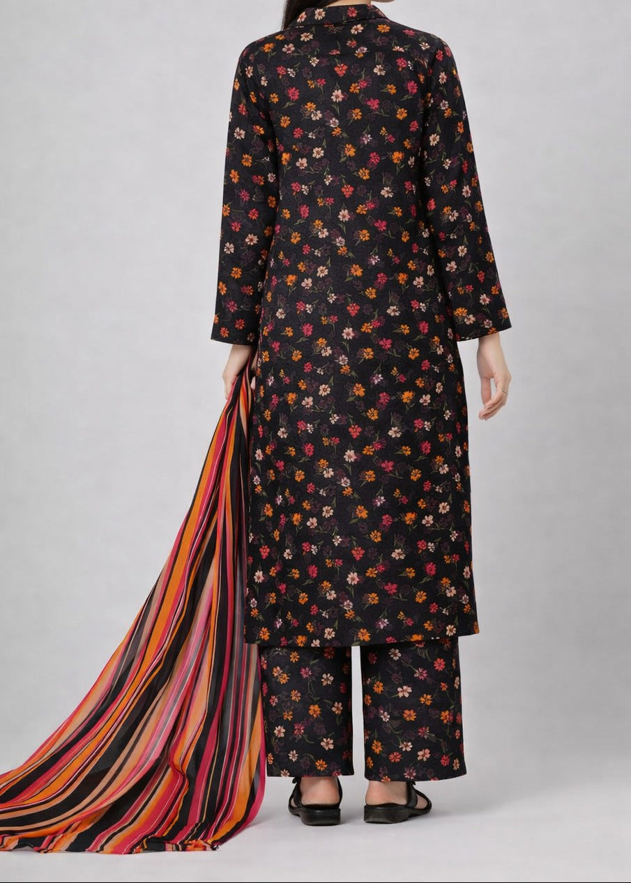 Choices S1388 - Digital Printed 3pc Lawn Dress With Printed Lawn Dupatta.