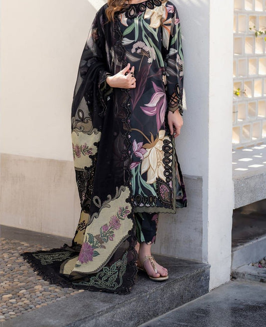Baroque 3Pc Embroidered Printed Lawn Summer 2026