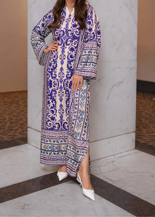 CS-116  SAYA - STITCHED 2PC PRINTED CO-ORD SET.