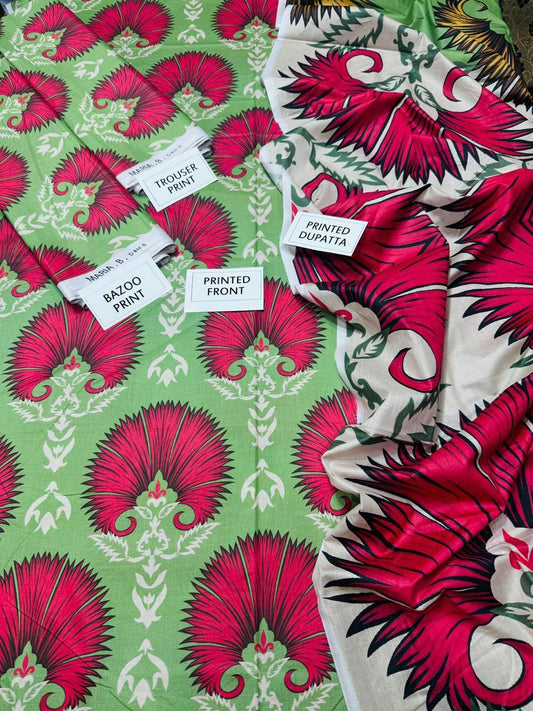 Choices S893-Digital Printed 3pc Lawn Dress with Digital Printed Lawn Dupatta.