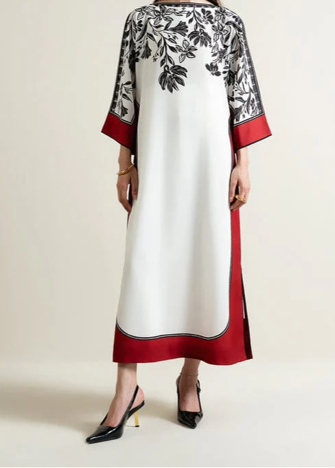 Choices W700 - Digital Printed 3pc Silk dress With Digital Printed Silk  Dupatta.