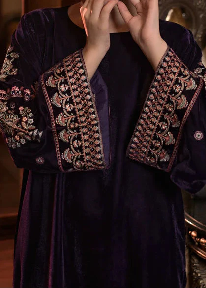 Choices W997-Embroidered 2pc Velvet Dress. Choicesstore.pk